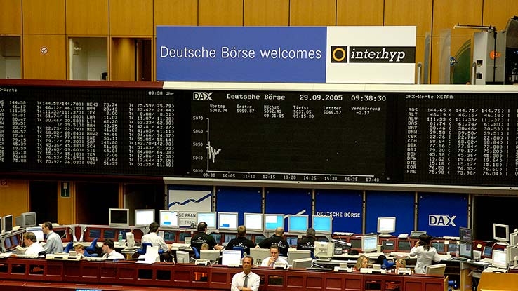 Die Deutsche Börse heißt Interhyp willkommen.